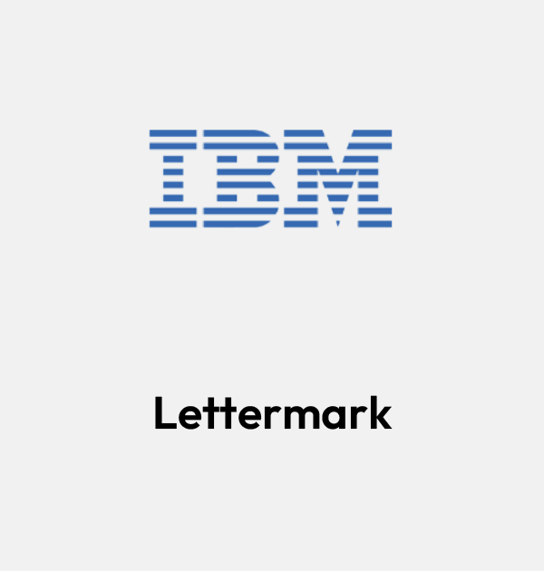 IBM logo studio jonas tauby type